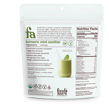 Organic Hulled Hemp Seed